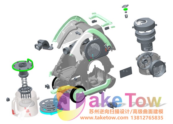結構設計案例-萊克吸塵器產品